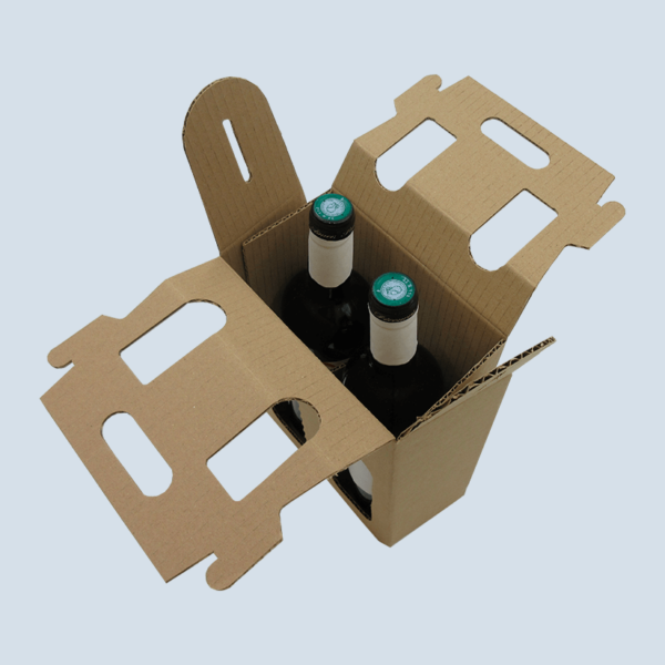 Illustration offret cadeau 2 bouteilles vue dessus impression noire e-commerce
