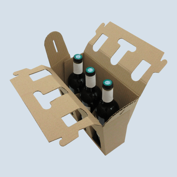 illustration du coffret cadeau 3 bouteilles impression noire e-commerce